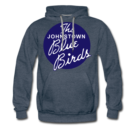 Johnstown Blue Birds Hoodie (Premium)  Vintage Ice Hockey heather denim S 