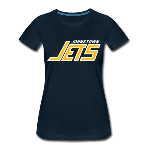 Johnstown Jets 1970s Women’s T-Shirt T-Shirt Vintage Ice Hockey deep navy S 