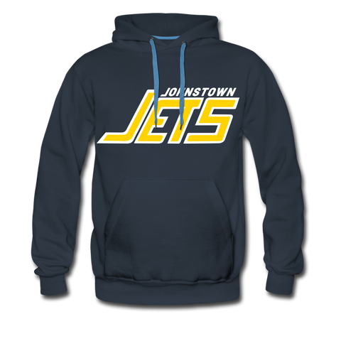 Johnstown Jets 1970s Hoodie (Premium)  Vintage Ice Hockey navy S 