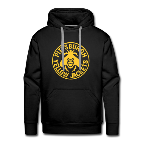 Pittsburgh Yellow Jackets Hoodie (Premium)  Vintage Ice Hockey black S 