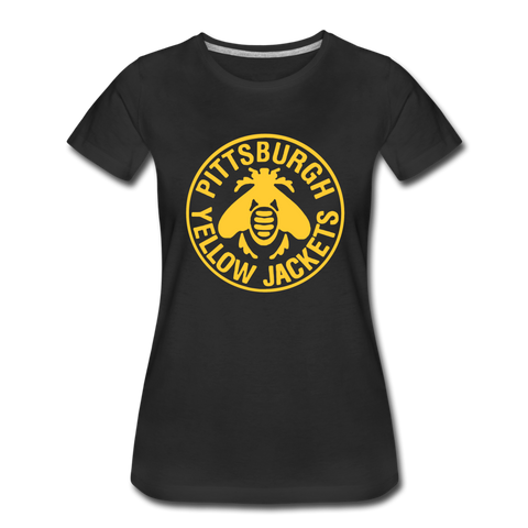 Pittsburgh Yellow Jackets Women's T-Shirt T-Shirt Vintage Ice Hockey S  