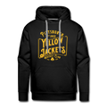 Pittsburgh Yellow Jackets Text Hoodie (Premium)  Vintage Ice Hockey black S 