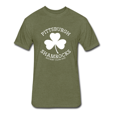 Pittsburgh Shamrocks T-Shirt (Premium Tall 60/40) T-Shirt Vintage Ice Hockey S  