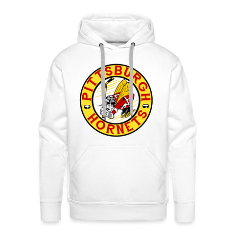 Pittsburgh Hornets Hoodie (Premium)  Vintage Ice Hockey white S 