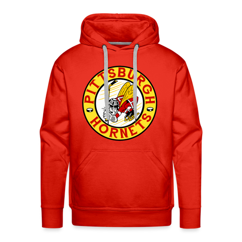 Pittsburgh Hornets Hoodie (Premium)  Vintage Ice Hockey red S 