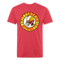 Pittsburgh Hornets T-Shirt (Premium Tall 60/40)  Vintage Ice Hockey heather red S 