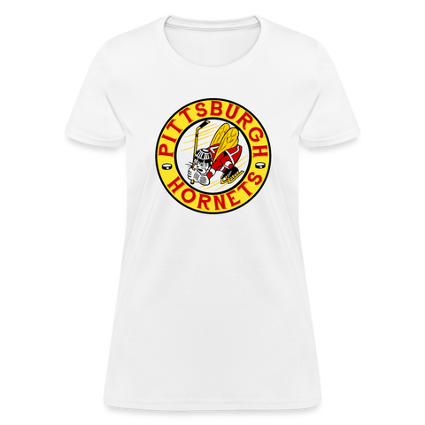 Pittsburgh Hornets Women's T-Shirt T-Shirt Vintage Ice Hockey white S 