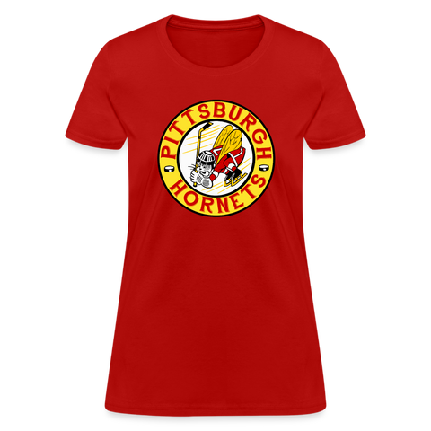 Pittsburgh Hornets Women's T-Shirt T-Shirt Vintage Ice Hockey red S 