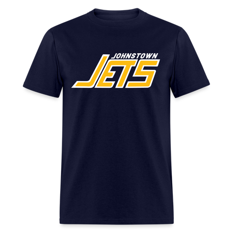 Johnstown Jets T-Shirt T-Shirt Vintage Ice Hockey navy S 