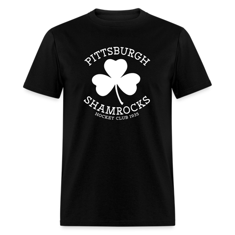 Pittsburgh Shamrocks T-Shirt T-Shirt Vintage Ice Hockey black S 