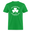 Pittsburgh Shamrocks T-Shirt T-Shirt Vintage Ice Hockey bright green S 