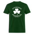 Pittsburgh Shamrocks T-Shirt T-Shirt Vintage Ice Hockey forest green S 