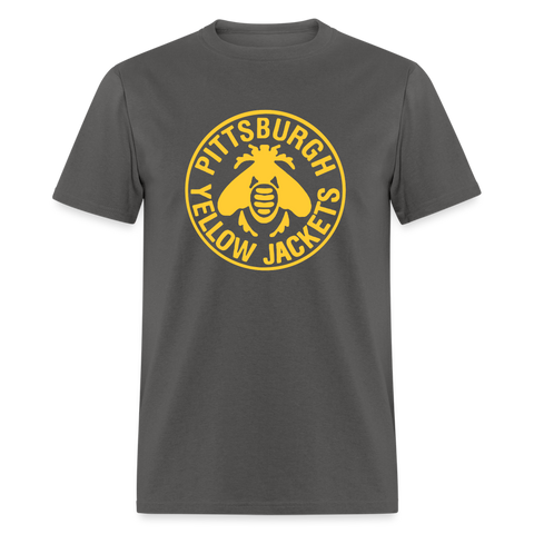 Pittsburgh Yellow Jackets T-Shirt T-Shirt Vintage Ice Hockey charcoal S 