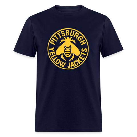 Pittsburgh Yellow Jackets T-Shirt T-Shirt Vintage Ice Hockey navy S 