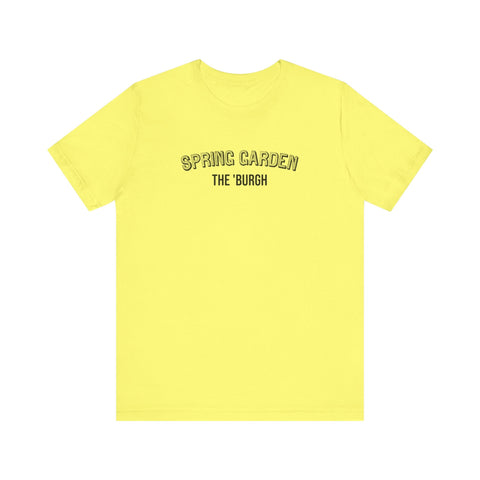 Spring Garden - The Burgh Neighborhood Series - Unisex Jersey Short Sleeve Tee T-Shirt - YinzerShop