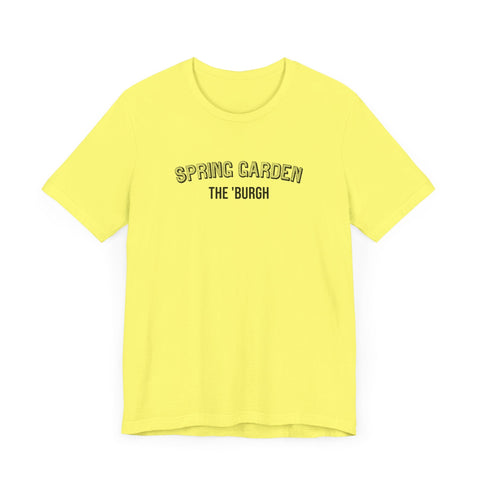 Spring Garden - The Burgh Neighborhood Series - Unisex Jersey Short Sleeve Tee T-Shirt - YinzerShop