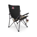 Ohio State Buckeyes - Big Bear XXL Camping Chair with Cooler  Picnic Time Family of Brands Black  