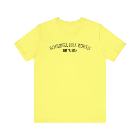 Squirrel Hill North - The Burgh Neighborhood Series - Unisex Jersey Short Sleeve Tee T-Shirt - YinzerShop