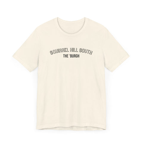 Squirrel Hill South - The Burgh Neighborhood Series - Unisex Jersey Short Sleeve Tee T-Shirt - YinzerShop