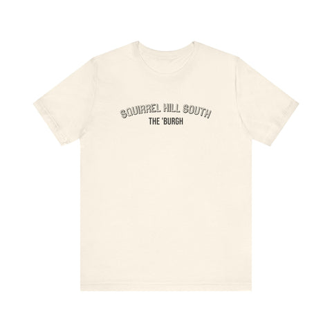 Squirrel Hill South - The Burgh Neighborhood Series - Unisex Jersey Short Sleeve Tee T-Shirt - YinzerShop