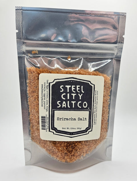 Sriracha Salt | Gourmet Hot Chili Sea Salt for Meat, Vegetables & Cocktails - YinzerShop