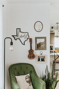 State Wall Decor - Personalized Steel State Sign | Rustic Metal Wall Art Accent Wall Decor - YinzerShop