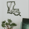 State Wall Decor - Personalized Steel State Sign | Rustic Metal Wall Art Accent Wall Decor - YinzerShop