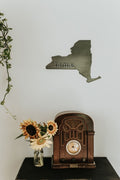 State Wall Decor - Solid Metal Wall Art | Custom Steel Sign for Home Wall Decor - YinzerShop