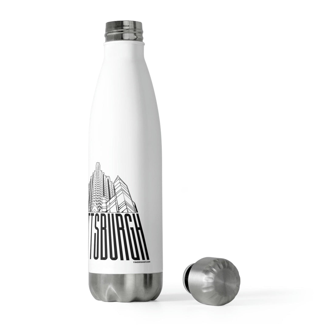 Steel Building Pittsburgh - 20oz Insulated Water Bottle Mug Printify   