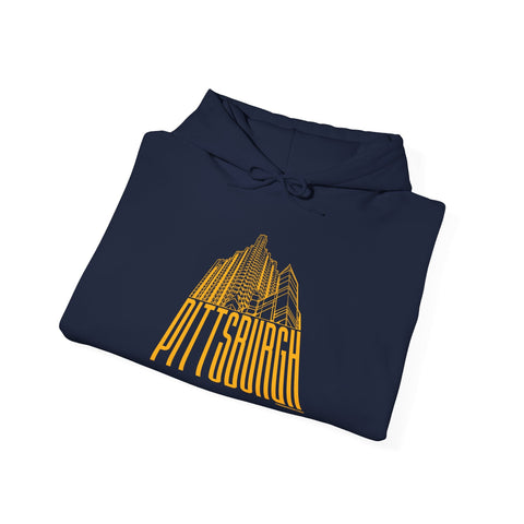 Steel Building Pittsburgh Heavy Blend™ Hooded Sweatshirt Hoodie - YinzerShop