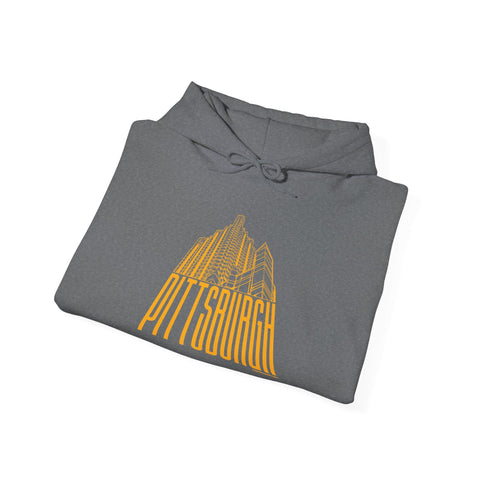 Steel Building Pittsburgh Heavy Blend™ Hooded Sweatshirt Hoodie - YinzerShop