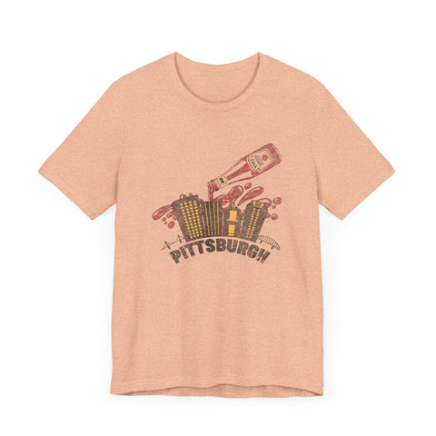 Steel City Dahntahn Splash of Heinz Ketchup T-Shirt T-Shirt - YinzerShop