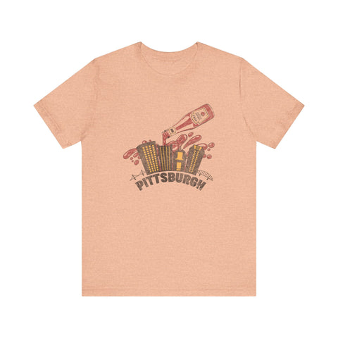 Steel City Dahntahn Splash of Heinz Ketchup T-Shirt T-Shirt - YinzerShop
