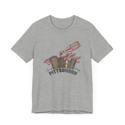 Steel City Dahntahn Splash of Heinz Ketchup T-Shirt T-Shirt - YinzerShop