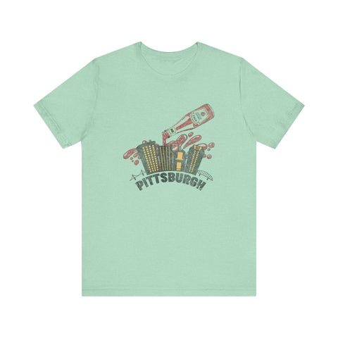Steel City Dahntahn Splash of Heinz Ketchup T-Shirt T-Shirt - YinzerShop