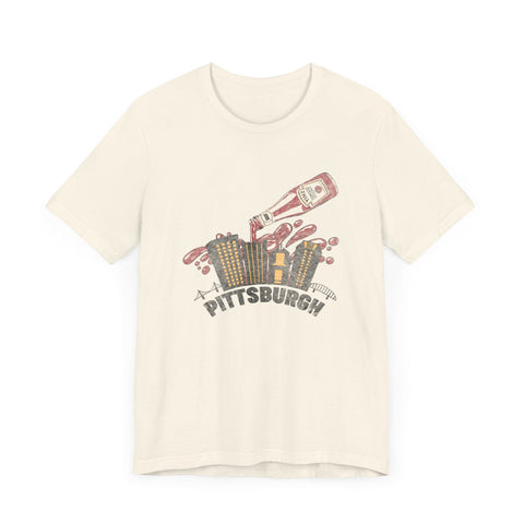 Steel City Dahntahn Splash of Heinz Ketchup T-Shirt T-Shirt - YinzerShop