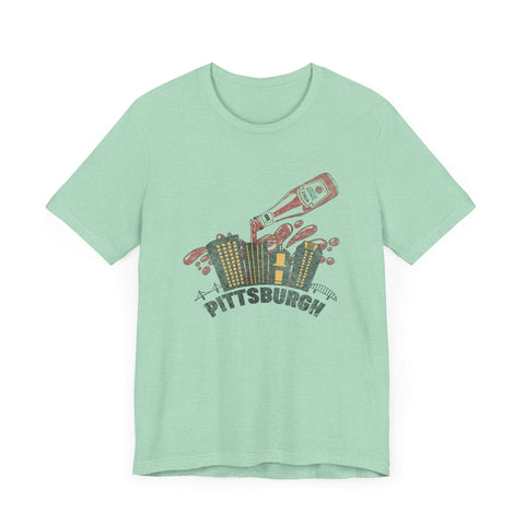 Steel City Dahntahn Splash of Heinz Ketchup T-Shirt T-Shirt - YinzerShop