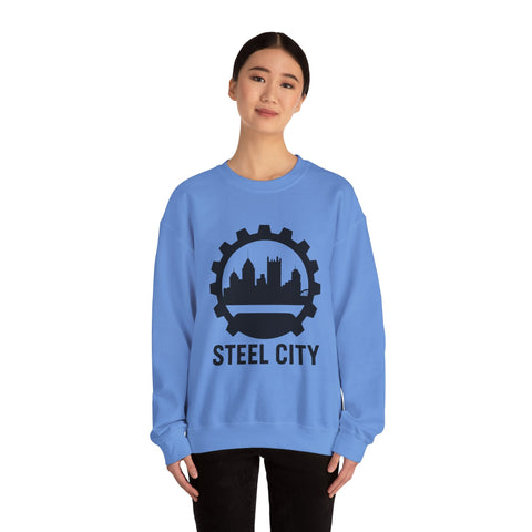 Steel City Gear Skyline - Heavy Blend™ Crewneck Sweatshirt Sweatshirt - YinzerShop