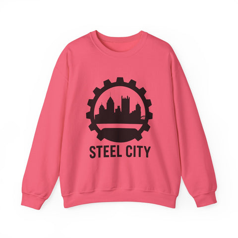 Steel City Gear Skyline - Heavy Blend™ Crewneck Sweatshirt Sweatshirt - YinzerShop