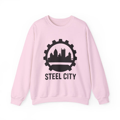 Steel City Gear Skyline - Heavy Blend™ Crewneck Sweatshirt Sweatshirt - YinzerShop