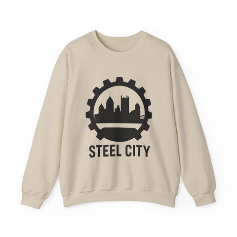 Steel City Gear Skyline - Heavy Blend™ Crewneck Sweatshirt Sweatshirt - YinzerShop