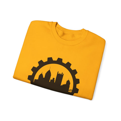 Steel City Gear Skyline - Heavy Blend™ Crewneck Sweatshirt Sweatshirt - YinzerShop