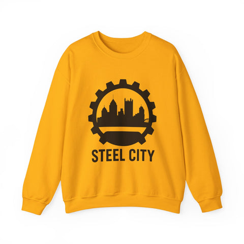 Steel City Gear Skyline - Heavy Blend™ Crewneck Sweatshirt Sweatshirt - YinzerShop