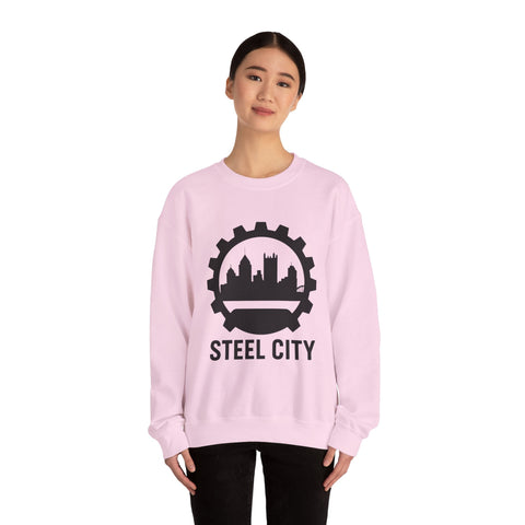 Steel City Gear Skyline - Heavy Blend™ Crewneck Sweatshirt Sweatshirt - YinzerShop