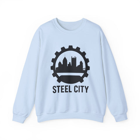 Steel City Gear Skyline - Heavy Blend™ Crewneck Sweatshirt Sweatshirt - YinzerShop