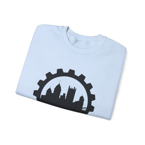 Steel City Gear Skyline - Heavy Blend™ Crewneck Sweatshirt Sweatshirt - YinzerShop