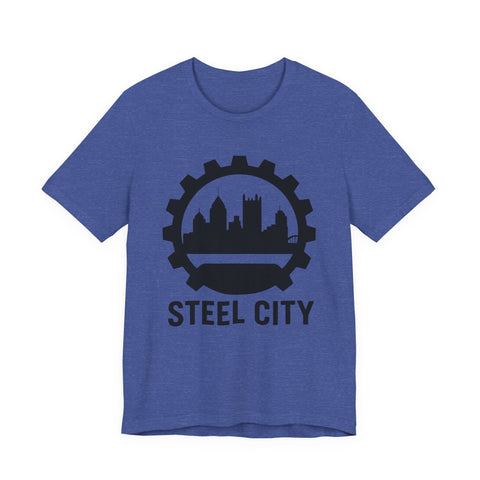 Steel City Gear Skyline - Unisex Jersey Short Sleeve Tee T-Shirt - YinzerShop