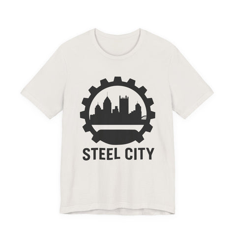 Steel City Gear Skyline - Unisex Jersey Short Sleeve Tee T-Shirt - YinzerShop