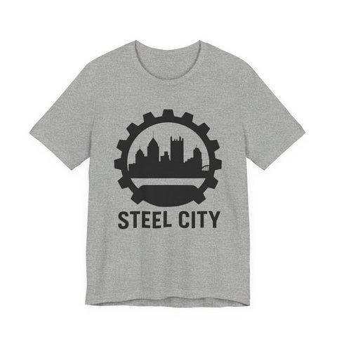 Steel City Gear Skyline - Unisex Jersey Short Sleeve Tee T-Shirt - YinzerShop