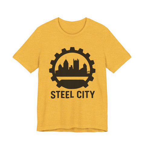 Steel City Gear Skyline - Unisex Jersey Short Sleeve Tee T-Shirt - YinzerShop